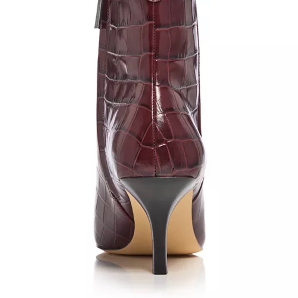 ✨ Michael Kors Selina Heeled Bootie – Oxblood Leather – Size 7.5M - Picture 6 of 15